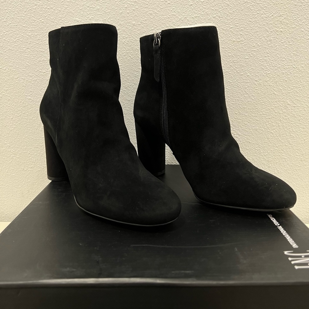 INC Taytee Black Suede Boots - Women’s Size 8 - Brand New